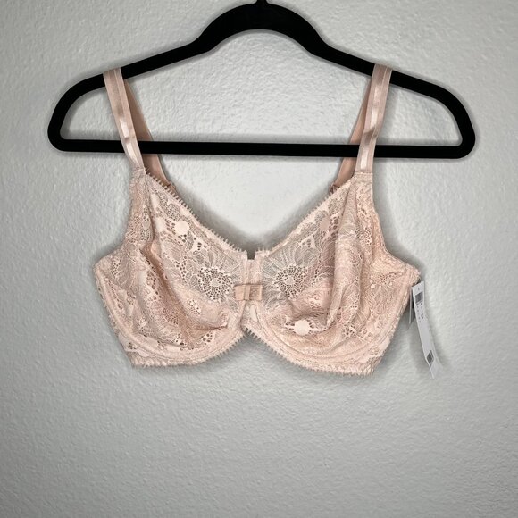 Chantelle Day to Night Full Coverage Unlined Lace Underwire Bra 34DDD c15f10 - Picture 9 of 9
